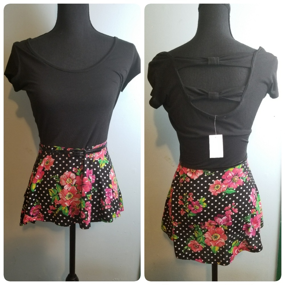Floral Peplum Top